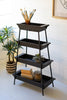 Four Tiered Wood And Iron Display Tower - Hearts Attic 