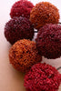 Set of 6 Artificial Allium Ball Stems - 2 Each Color - view 3