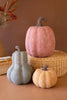 Set of 3 Terracotta Pumpkins – image 1