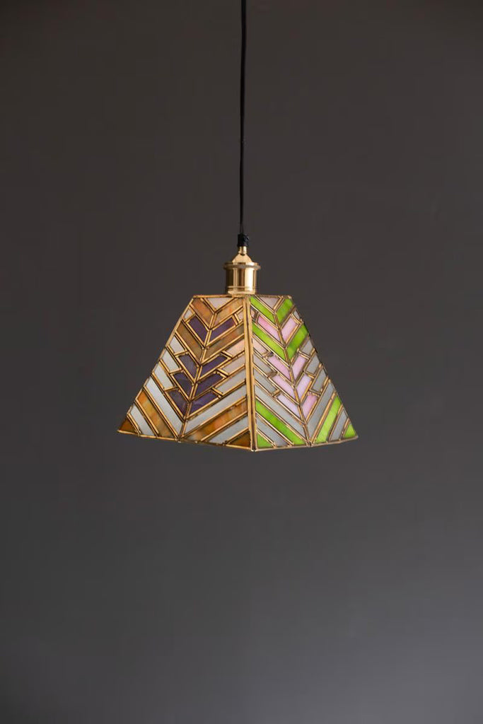 Stained Glass Pendant Lamp #3 – image 1