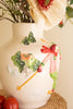 Ceramic Christmas Vase with Skier – image 3