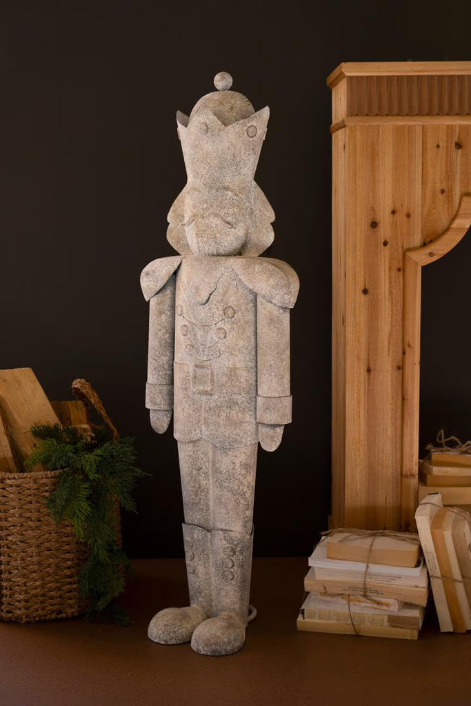 Rustic Metal Christmas Nutcracker – image 2