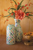 Spun Bamboo Vase with Capiz Shell Detail #10 - view 5