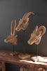 Set of 3 Carved Mango Wood African Animal Heads – image 3