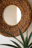 Round Banana Fiber Framed Mirror – image 2