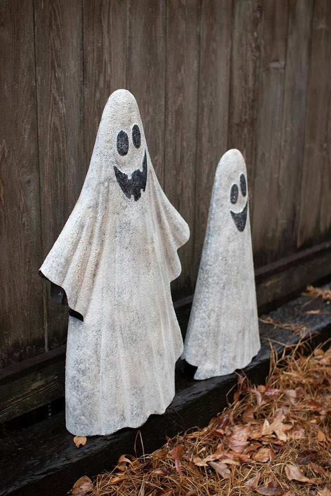 Set of 2 Painted Metal Ghosts – image 5