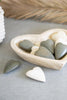 HAND CARVED WOODEN HEART BOWL (MIN 2) — Kalalou CMH1021K