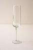 Set of 6 Hammered Glass Champagne Flute – image 1