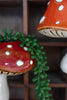 Set of 2 Ceramic Toadstool Wall Planters – image 3