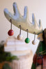 Recycled Metal Christmas Moose with Ornaments – image 3