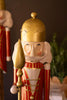 Set of 2 Painted Metal Nutcrackers on Wood Bases – image 5