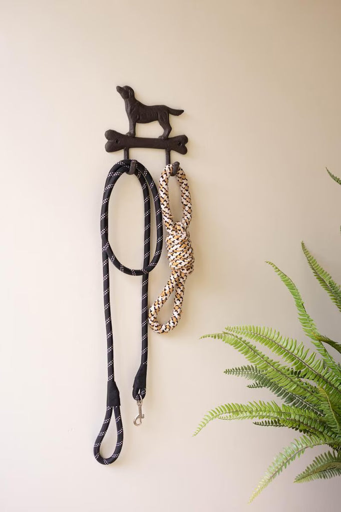 Cast Iron Dog with Bone Wall Hook - image 2