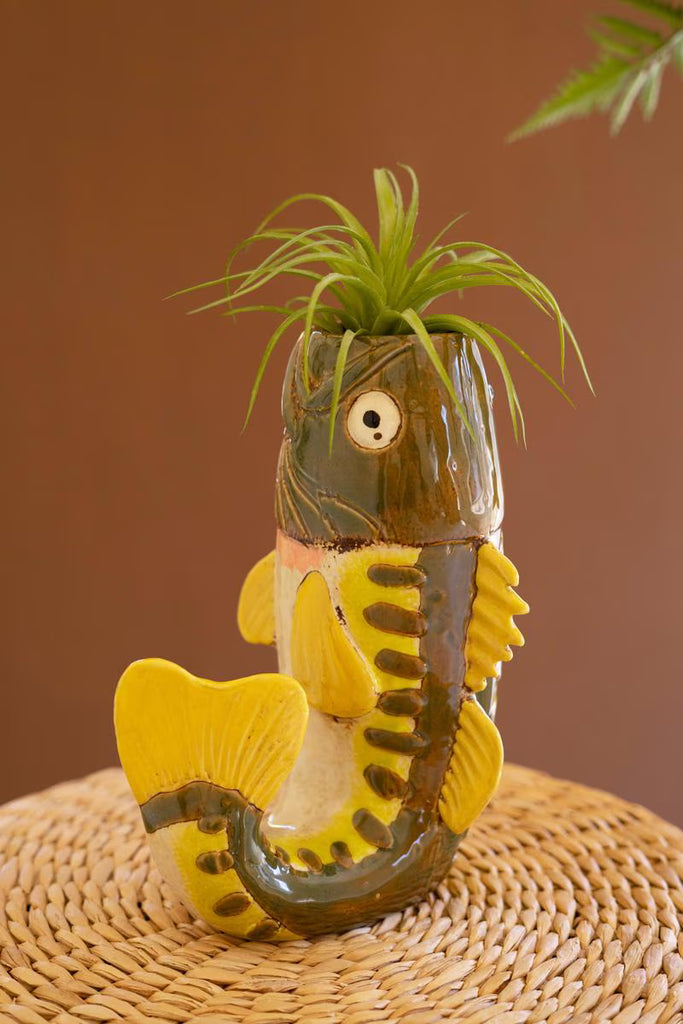 Tabletop Largemouth Bass Vase - view 1