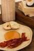 CERAMIC FRIED EGG PLATTER (MIN 4) — Kalalou CDV2286K