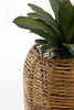 SET OF TWO WOVEN SEAGRASS BARREL PLANTERS — Kalalou A6604X