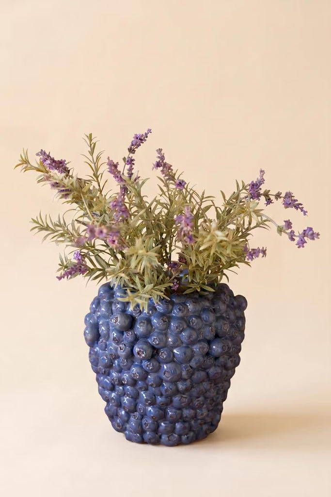 Ceramic Blueberry Vase - view 2