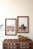 Set 2 Fset 2 Framed Cowboy & Desert Photography Prints Under Glass – image 2