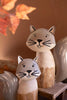 Set of 2 Recycled Wood and Iron Squirrels - image 4