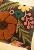 Velvet Embroidery Pillow - Flowers #2 - view 2