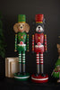 Set of 2 Painted Metal Christmas Dog Nutcrackers – image 4
