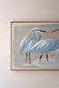 Framed Paint Over Print - Eight Shore Birds – image 3