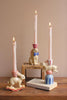 Set of 3 Ceramic Easter Bunny Taper Candle Holders - view 1