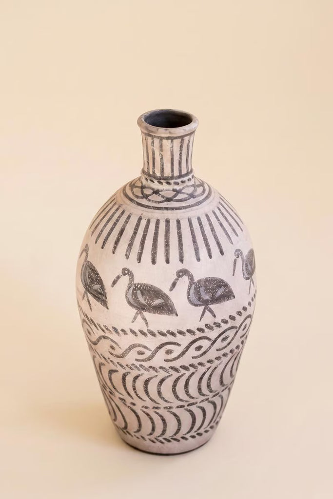 Terracotta Pot - Birds - view 4