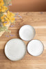 Set of 6 Set 3 Antique Grey Ceramic Dinner Salad and Bowl – image 5