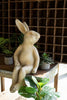 FAUX CONCRETE RABBIT SHELF SITTER — Kalalou CHE1531