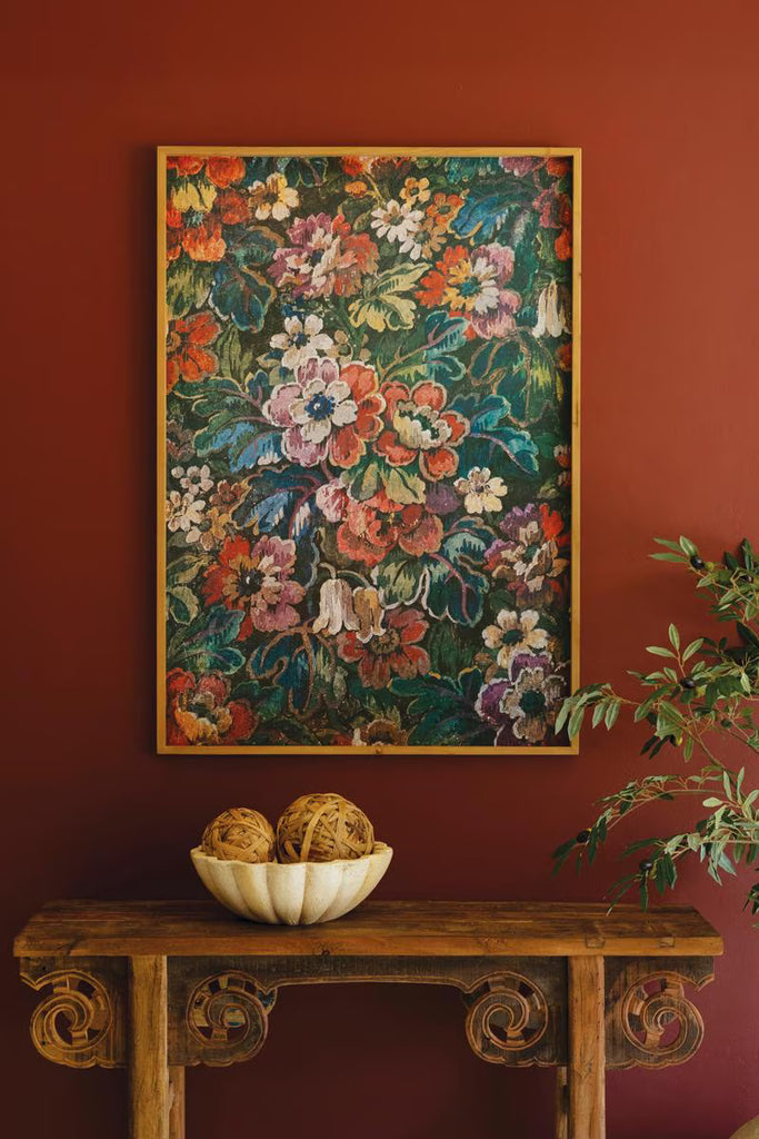 Framed Printed Paper - Floral – image 1