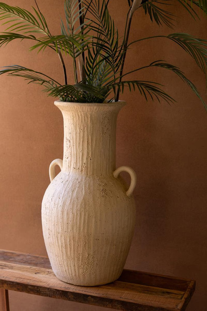 Stone Composite Urn with Two Handles – image 6