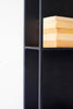 TALL BLACK METAL WALL HANGING WITH FOUR SHELVES — Kalalou CLL2850