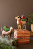 Set of 2 Recycled Metal Christmas Dogs – image 2