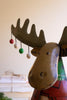 Recycled Metal Christmas Moose with Ornaments – image 4
