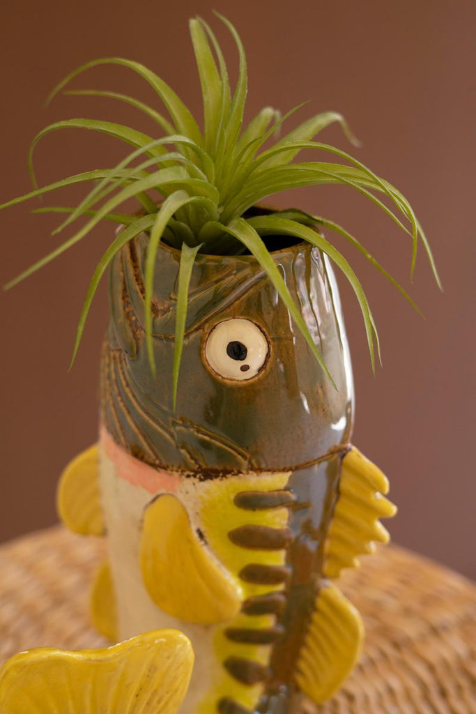 Tabletop Largemouth Bass Vase - view 4