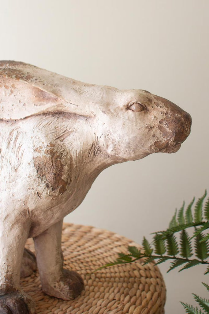 Faux Concrete Rabbit - Sitting – image 3