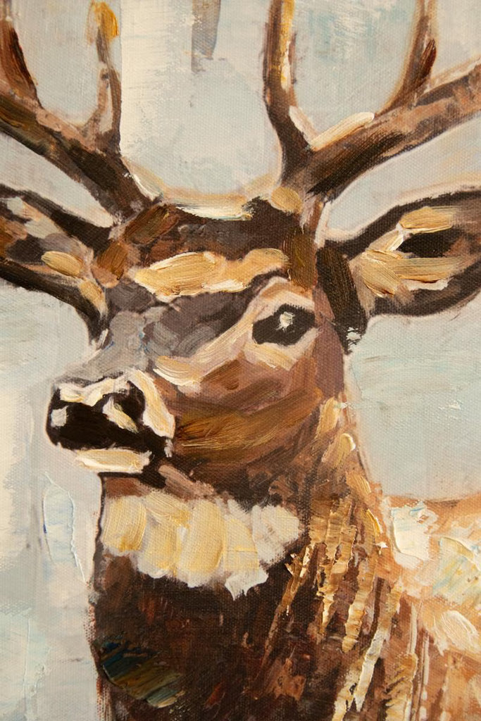 Framed Paint Over Print - Deer – image 5