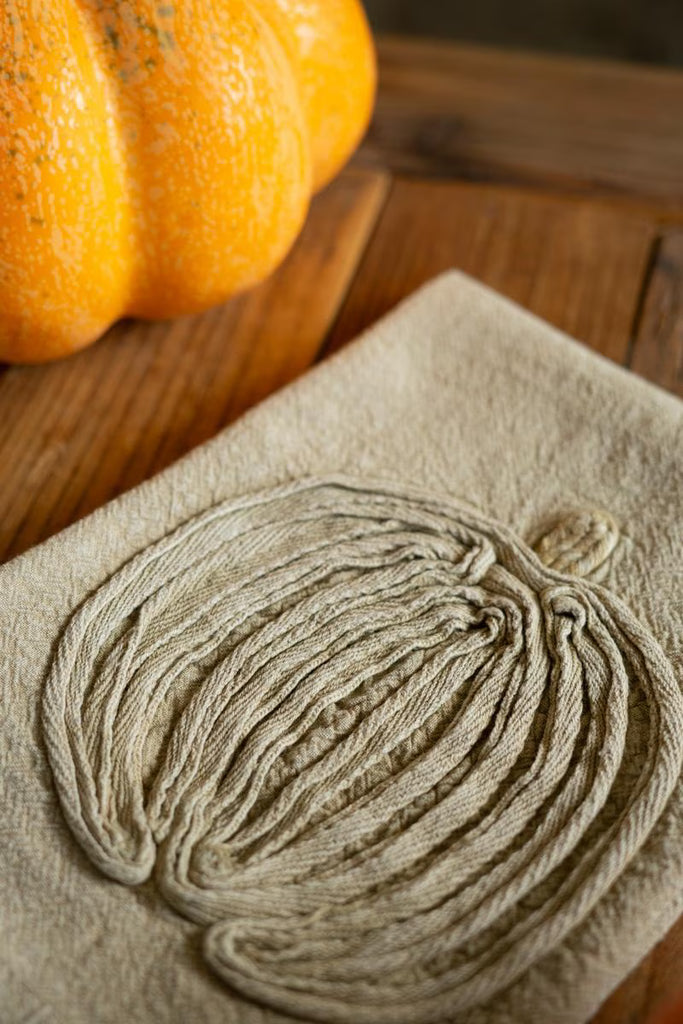Set of 3 Embroidered Tea Towels - Thanksgiving – image 3