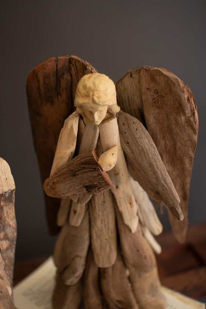 Set of 2 Driftwood Angels – image 5