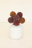 Set of 6 Artificial Allium Ball Stems - 2 Each Color - view 2
