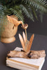 Repurposed Wood Sculpture with Hand Carved Humming Bird - image 3