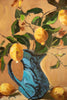Framed Paint Over Print - Lemon Branch in a Blue Vase – image 3
