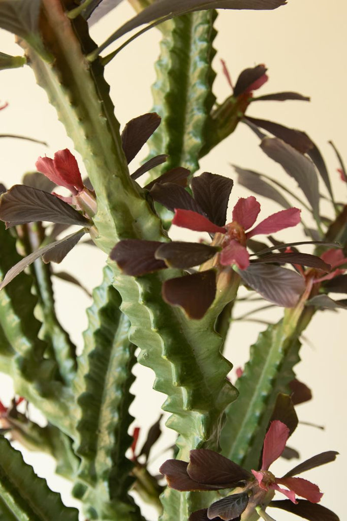 Artificial 35" Column Cactus in Plastic Pot – image 2
