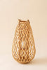 Tall Teardrip Willow Lantern with Glass Insert - Natural 31.5"t – image 4
