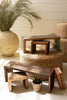 SET OF FOUR RECYCLED WOOD NESTING RECTANGLE RISERS — Kalalou NMCC1336