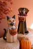 Set of 2 Recycled Metal Halloween Cat and Dog – image 1