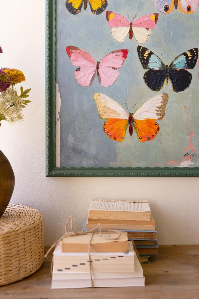 Framed Butterfly Painting – image 3