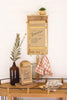 WOODEN TABLE TOP NOTE ROLL (MIN 2) — Kalalou NDE1465K