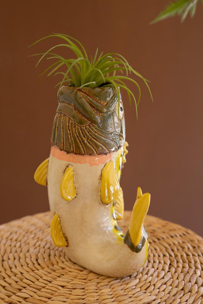 Tabletop Largemouth Bass Vase - view 3