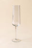 Set of 6 Hammered Glass Champagne Flute – image 3